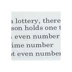 in a lottery there are 10 prizes